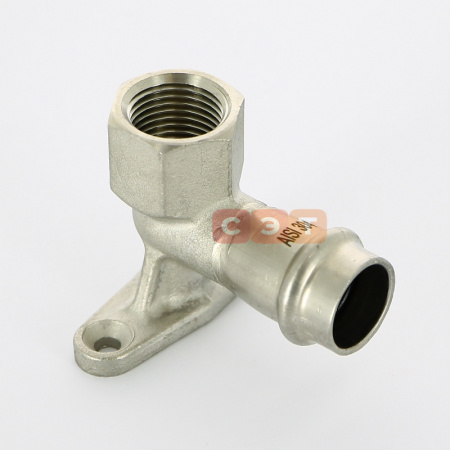 Водорозетка одинарная пресс нержавеющая  18 х 1/2"  UniFitt